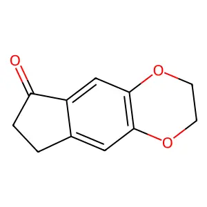 2H,3H,6H,7H,8H-indeno[5,6-b][1,4]dioxin-6-one structure