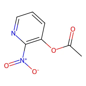 (2-Nitropyridin-3-yl) acetate structure