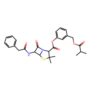 1-O-(15-carboxypentadecyl)-2-O-acetylglycero-3-phosphorylcholine structure