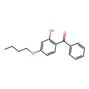 (4-Butoxy-2-hydroxyphenyl)phenylmethanone structure
