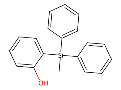 2-(Diphenylmethylsilyl)phenol structure