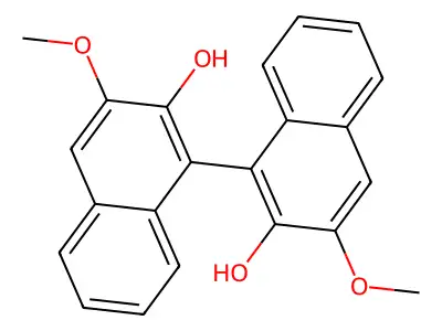 3,3'-Dimethoxy[1,1'-binaphthalene]-2,2'-diol structure