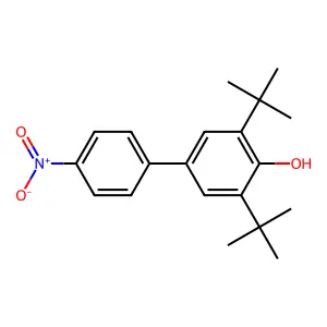 3,5-Ditert-butyl-4'-nitro[1,1'-biphenyl]-4-ol structure