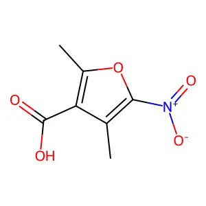2,4-Dimethyl-5-nitrofuran-3-carboxylic acid structure