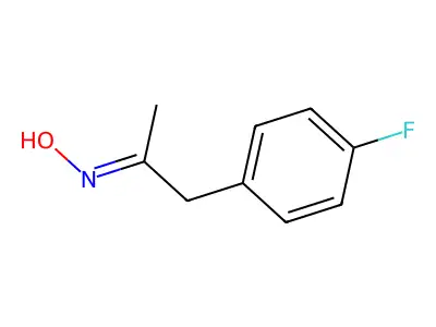 2-Propanone,1-(4-fluorophenyl)-,oxime structure