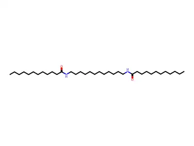 Dodecanamide, N,N'-1,12-dodecanediylbis- structure