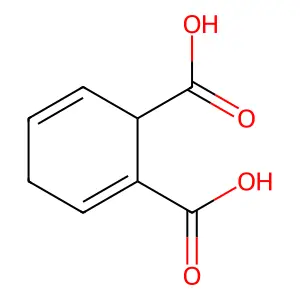 Cyclohexa-2,5-diene-1,2-dicarboxylic acid structure