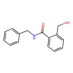 N-benzyl-2-(hydroxymethyl)benzamide structure