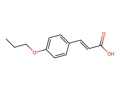 3-(4-propoxyphenyl)prop-2-enoic Acid structure