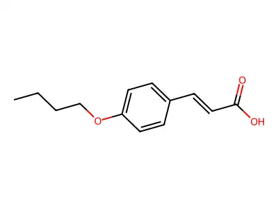 3-(4-Butoxyphenyl)prop-2-enoic acid structure