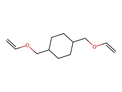 Cyclohexane, 1,4-bis[(ethenyloxy)methyl]- structure