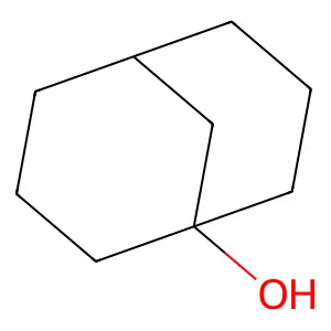 Bicyclo(3.3.1)nonan-1-ol structure