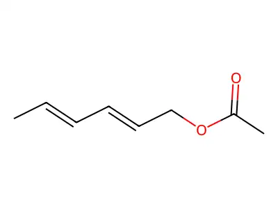 E,E-2,4-Hexadienyl acetate structure