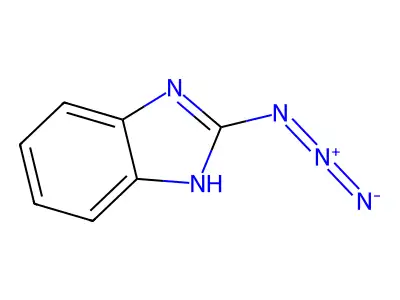 1H-Benzimidazole, 2-azido- structure