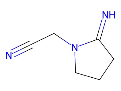 2-(2-Iminopyrrolidin-1-yl)acetonitrile structure