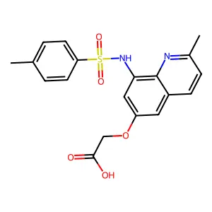 Zinquin structure