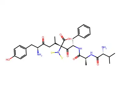 4-Isopropyl-N-(3,4,5-trimethoxybenzylidene)aniline structure