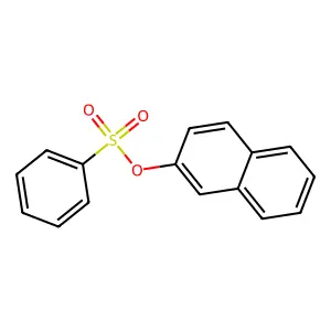 Naphthalen-2-yl benzenesulfonate structure