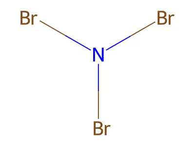 Nitrogen bromide (NBr3) structure