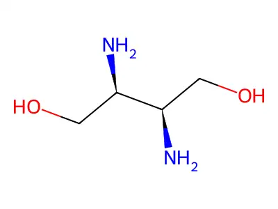2,3-Diaminobutane-1,4-diol structure