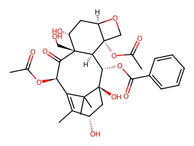 19-Hydroxybaccatin V structure