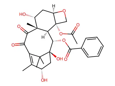 7-epi-10-Oxo-10-deacetyl Baccatin III structure