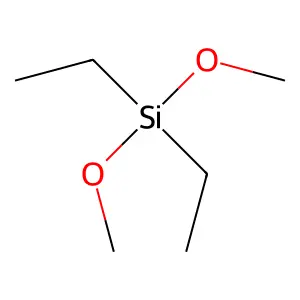 Dimethoxydiethylsilane structure