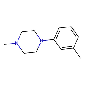 1-Methyl-4-(3-methylphenyl)piperazine structure