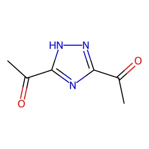 1-(3-acetyl-1H-1,2,4-triazol-5-yl)ethanone structure