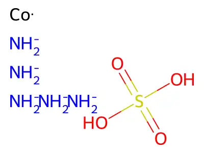 Azanide;cobalt;sulfuric acid structure