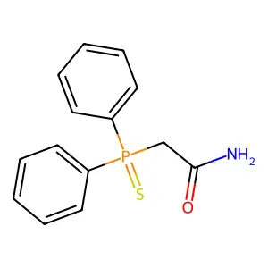 2-Diphenylphosphinothioylacetamide structure