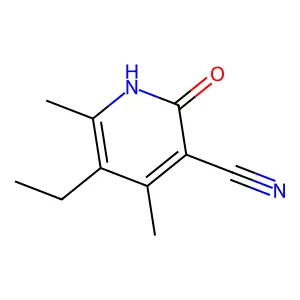 3-Cyano-5-ethyl-4,6-dimethyl-pyridin-2-ol structure