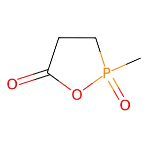 2-Methyl-2,5-dioxo-1,2-oxaphospholane structure