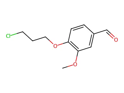 4-(3-Chloropropoxy)-M-anisaldehyde structure