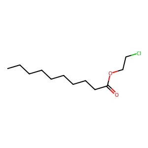 2-Chloroethyl caprate structure