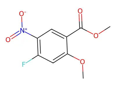 Methyl 4-fluoro-2-methoxy-5-nitrobenzoate structure