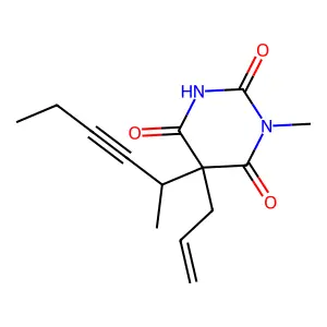 Methohexital structure