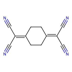 Propanedinitrile, 2,2'-(1,4-cyclohexanediylidene)bis- structure