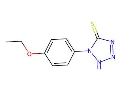 1-(4-Ethoxyphenyl)-5-mercapto-1H-tetrazole structure