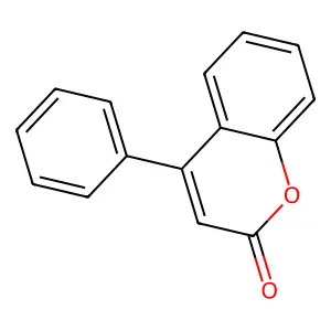 4-Phenylcoumarin structure