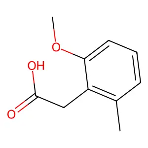 2-(2-Methoxy-6-methylphenyl)acetic acid structure