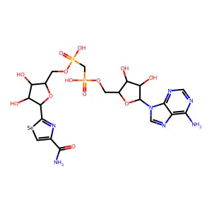beta-Methylene selenazole-4-carboxamide adenine dinucleotide structure