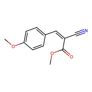methyl (Z)-2-cyano-3-(4-methoxyphenyl)prop-2-enoate structure