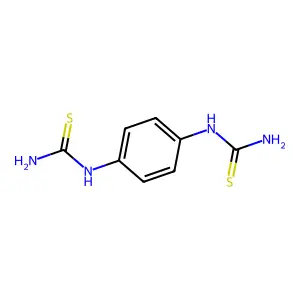 N,N''-1,4-Phenylenebis(thiourea) structure