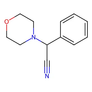 Morpholino(phenyl)acetonitrile structure