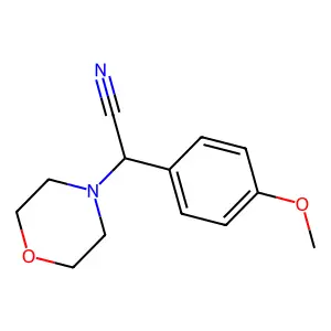 alpha-(4-Methoxyphenyl)-4-morpholineacetonitrile structure