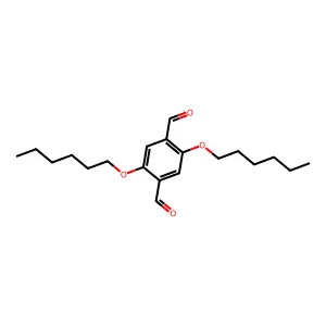 2,5-Bis(hexyloxy)terephthalaldehyde structure