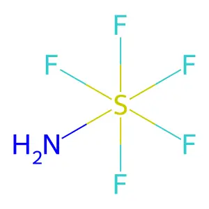 Pentafluorosulfanylamine structure