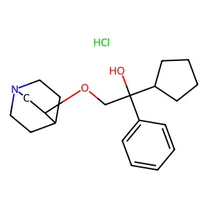Penehyclidine hydrochloride structure