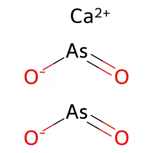 Arsenenous acid, calcium salt (2:1) structure